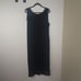 R&M Richards Sleeveless Shift Maxi Dress in Black Size 16W