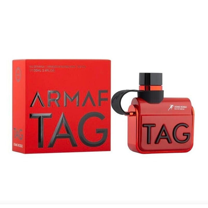 Armaf Tag Uomo Rosso Eau De Parfum Spray for Men 3.4Oz / 100ml (NEW)