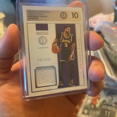 Anthony davis encased jersey card