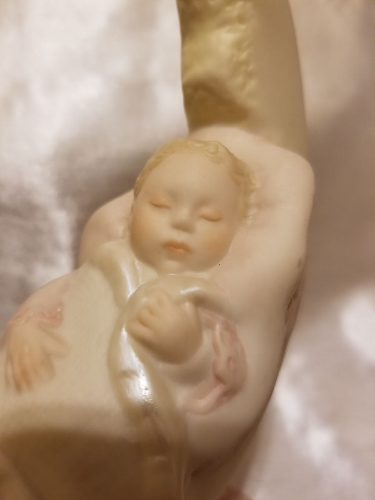 Cybis Lullaby Baby Girl on the Moon 1986