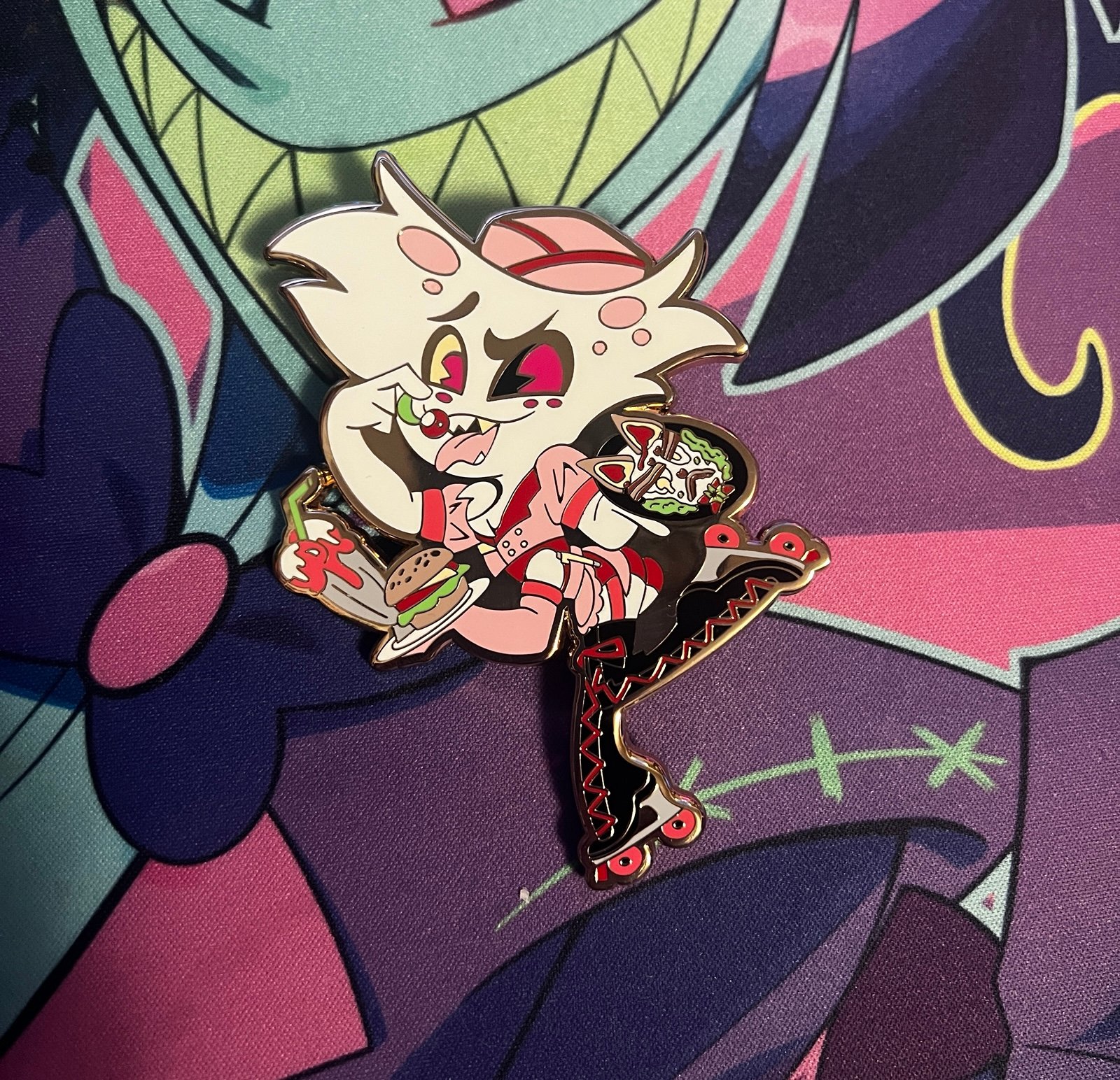 Waiter Angel Dust Enamel Pin