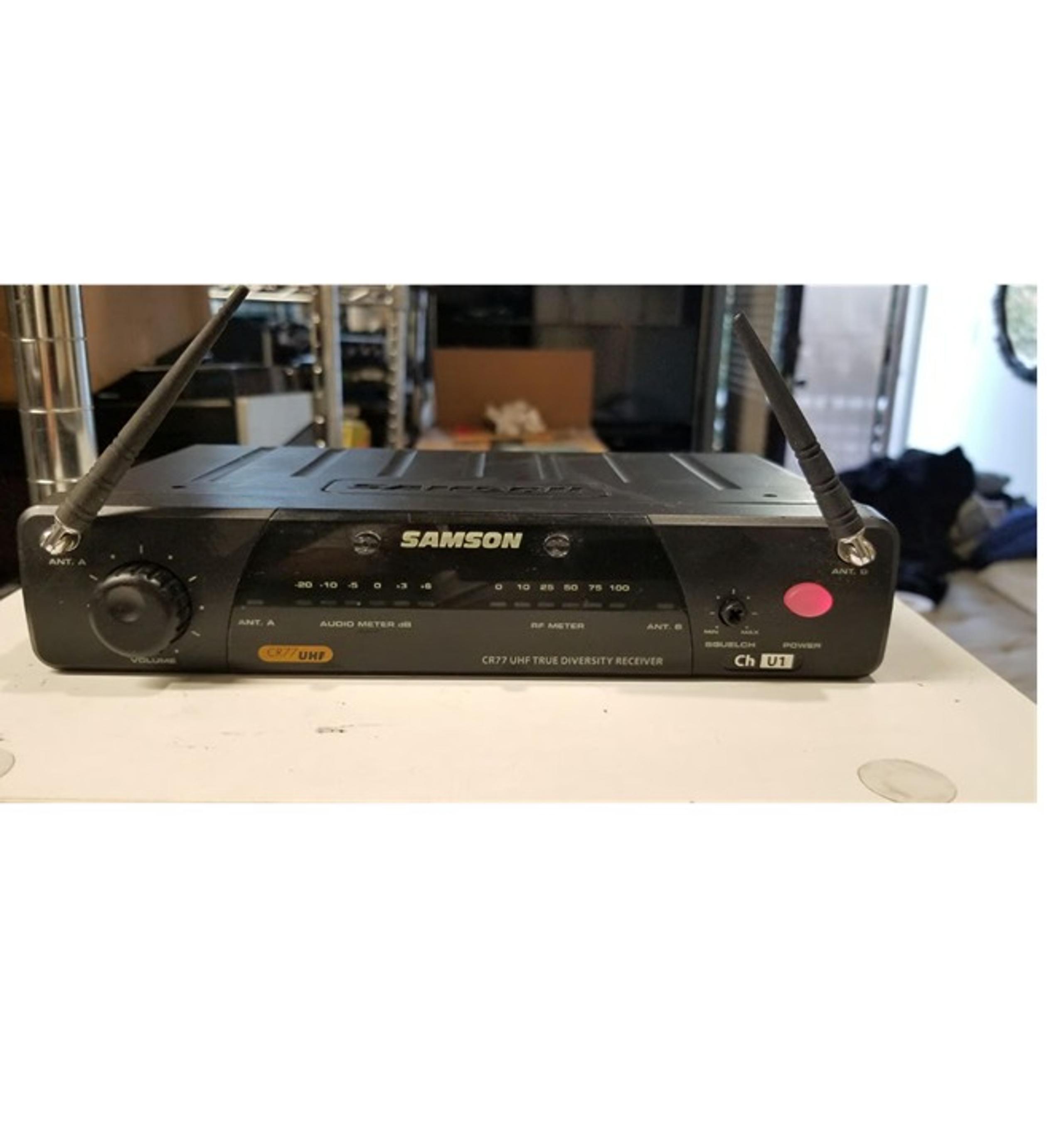 Samson Airline CR77 UHF True Diversity Receiver CH U5 GUITAR PICKUP AG1