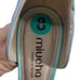 Miucha Leather Heels 8 Mint Tan Retro D'Orsay Peep Toe Bow Block Heel Brazil