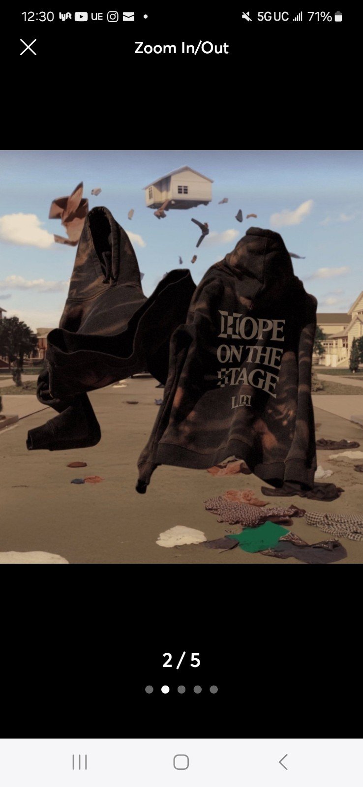 Hope on the Stage Pop Up LA size XL