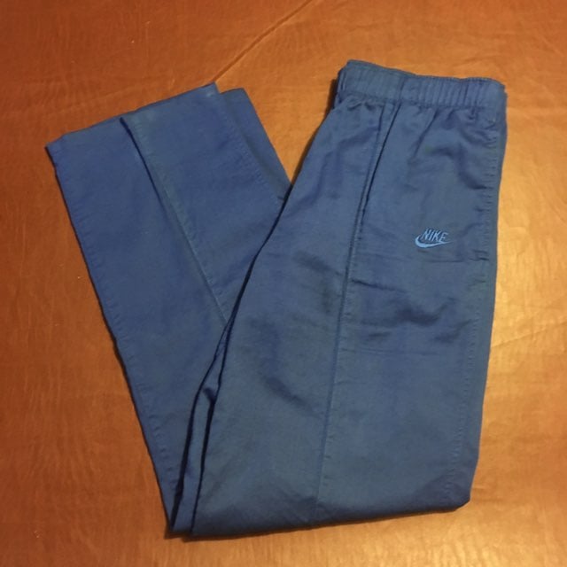 Rare 80s Nike Chinos Blue Khakis M