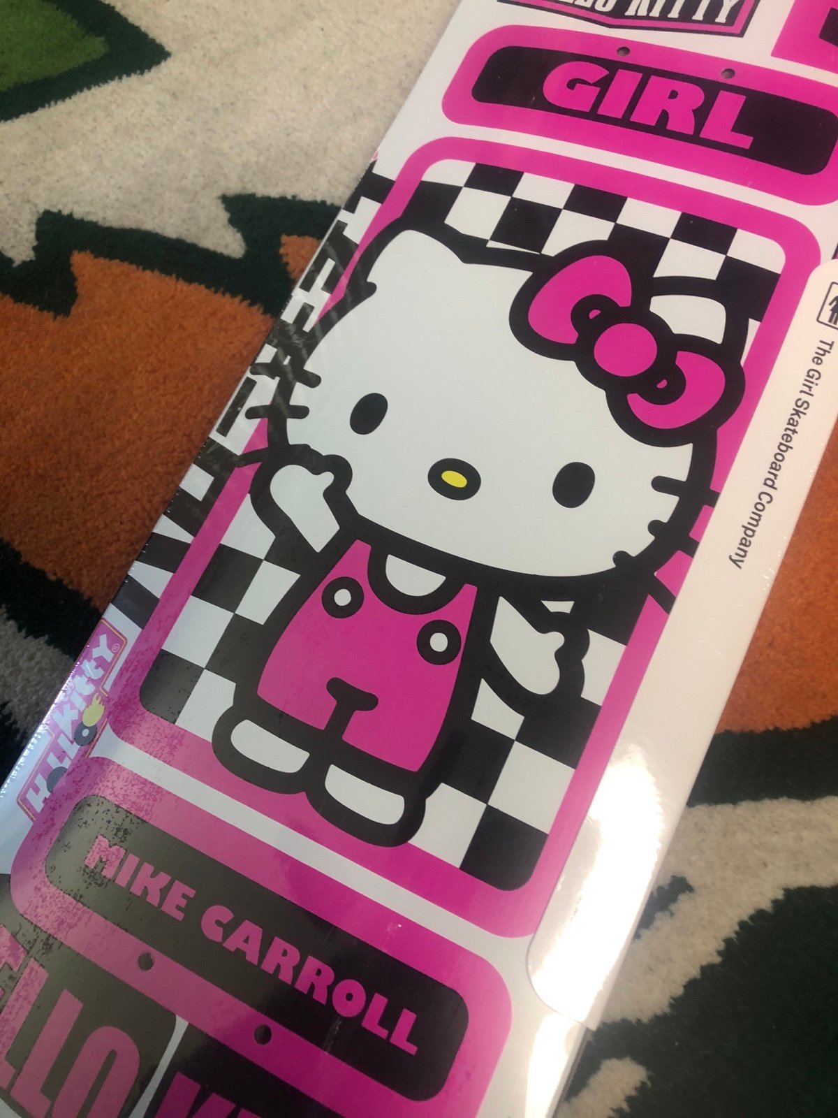 Sanrio x Girl Skateboards Tokyo Speed 2021 Hello Kitty Street Racer Drift Deck