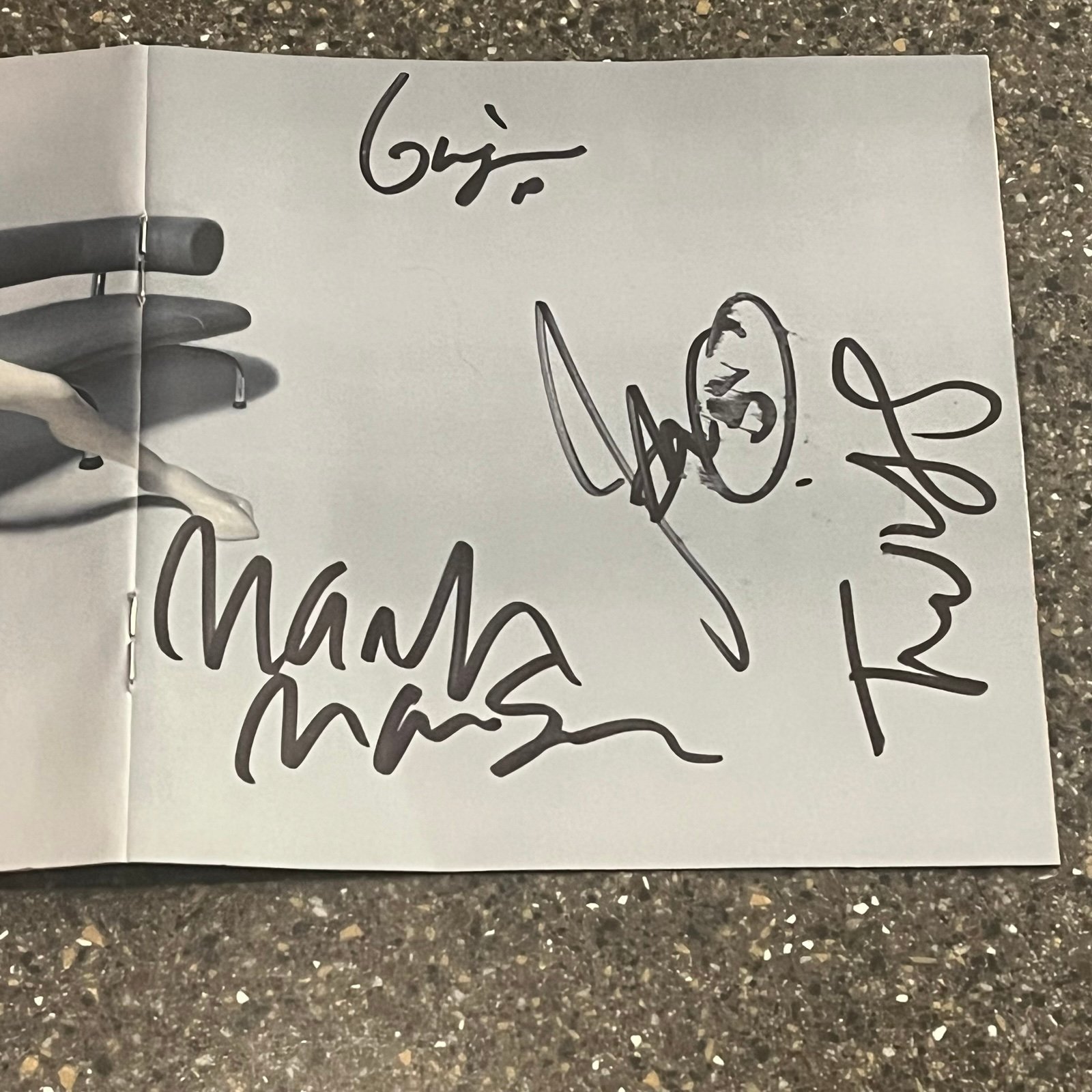 Signed Marilyn Manson Mechanical Animals CD - Entire Band