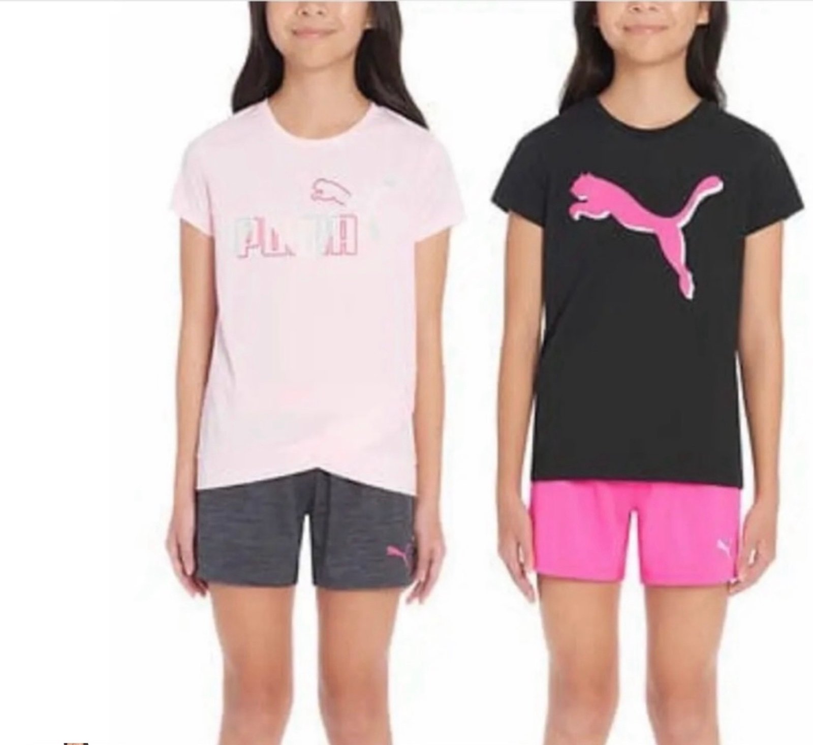Puma Girl’s 4- Piece Short & tee Set