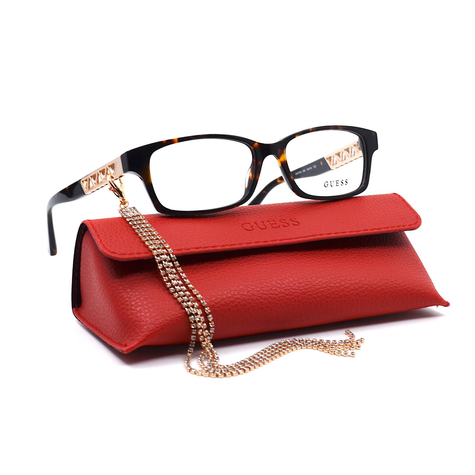 New Guess GU2785/V 052 Tortoise Gold Authentic Eyeglasses Frame