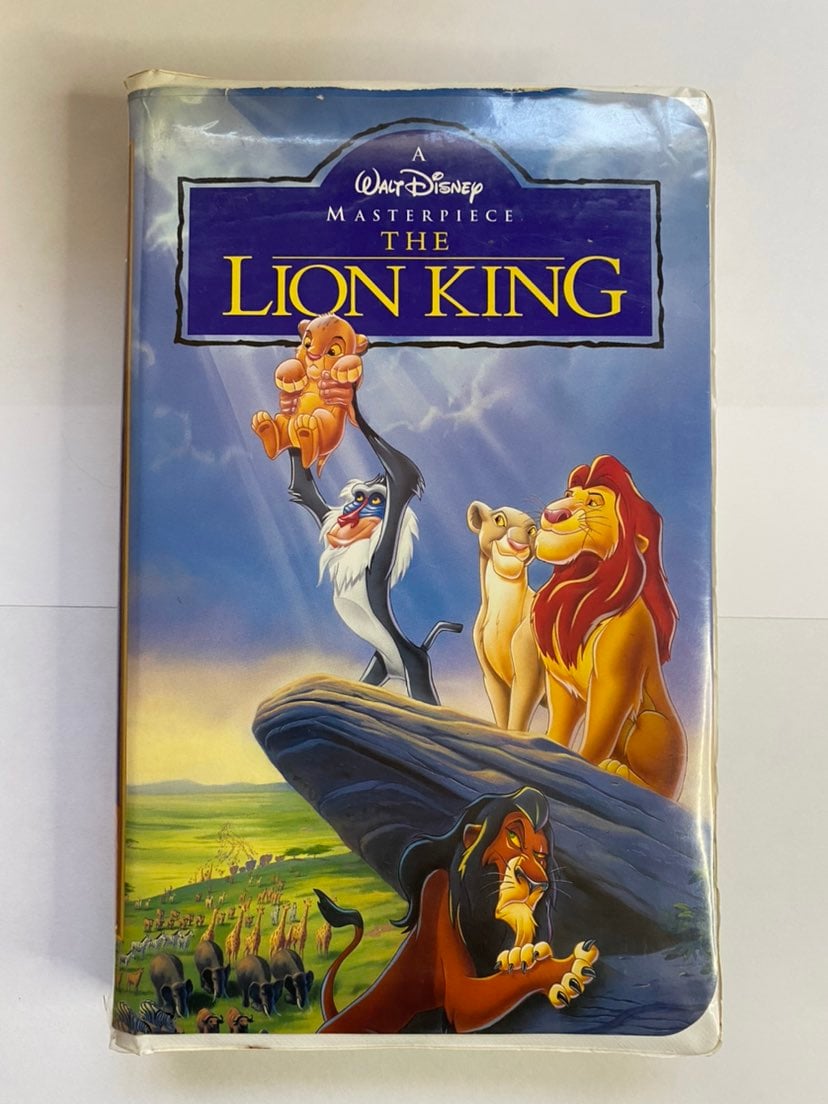 THE LION KING - VHS / DVD - A WALT DISNEYS MASTERPIECE
