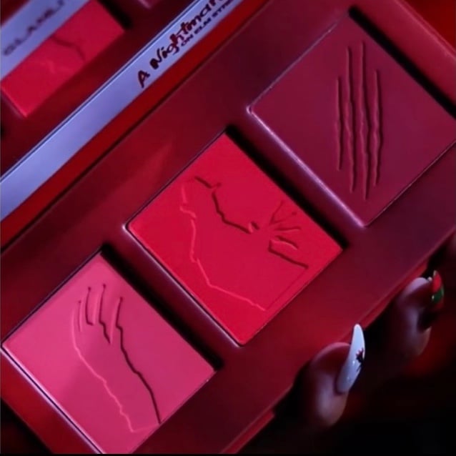 Glamlite x Nightmare on Elm Street Blush Palette Chest of Souls BNIB