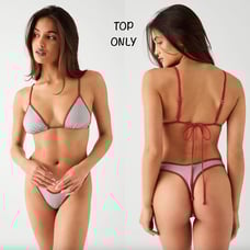 Frankies Bikinis LUMIA Triangle Bralette Bikini Top {XL}