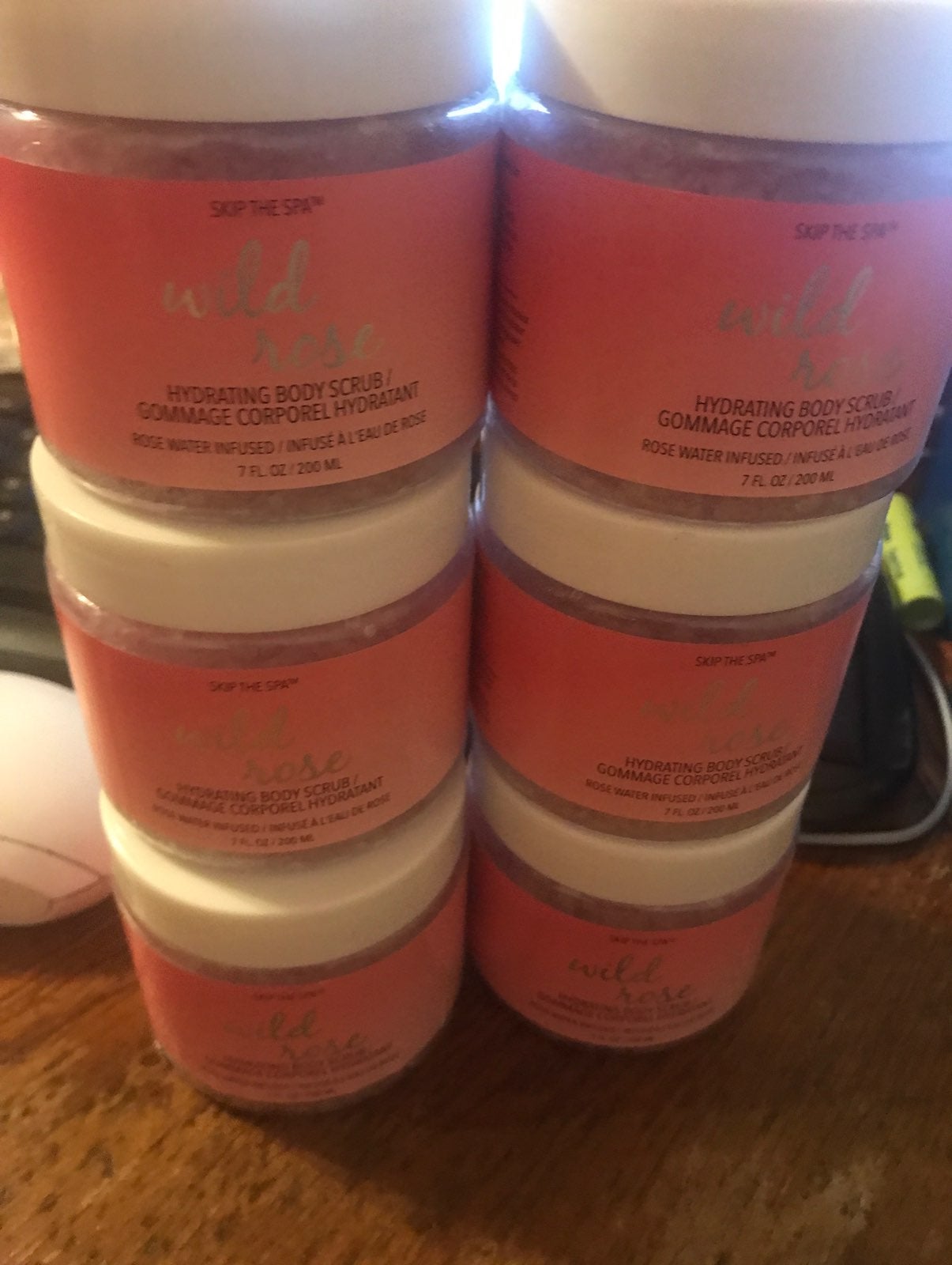 Wild rose hydrating body scrub