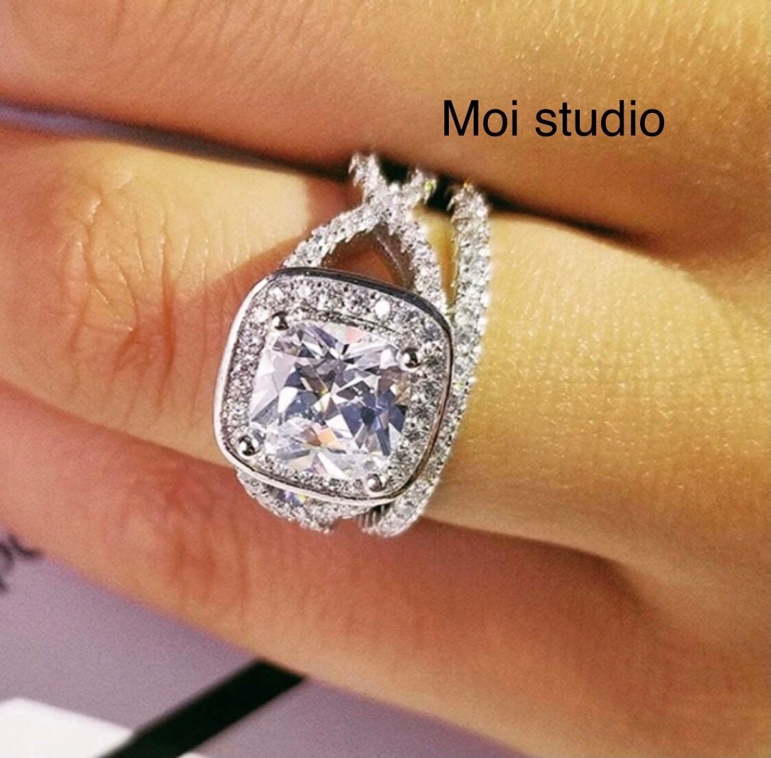 ✨✨3.60 ctw Solitaire Ring Set✨Size: 7✨