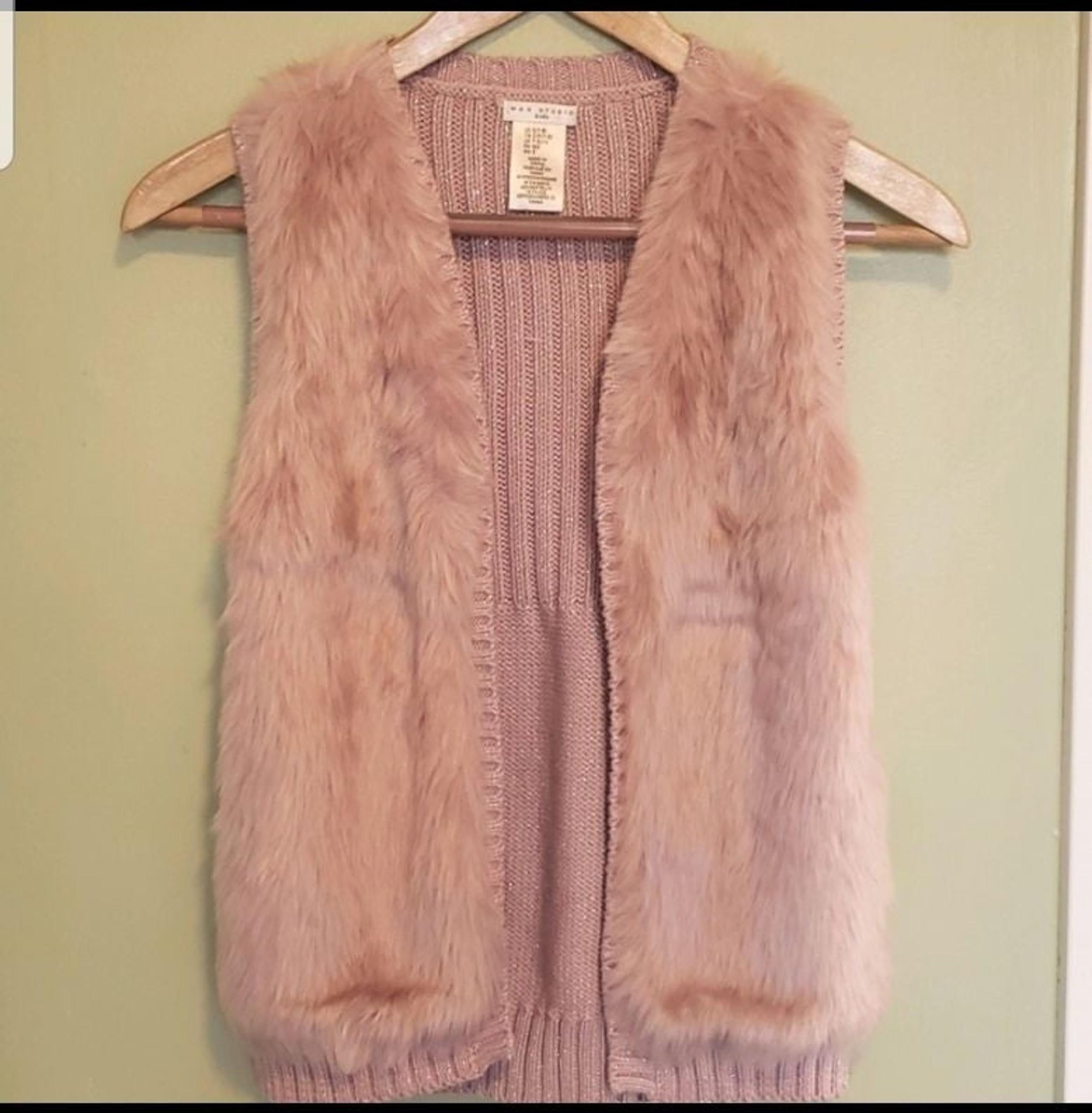 Beautiful Max Studio Girls Faux Fur Vest