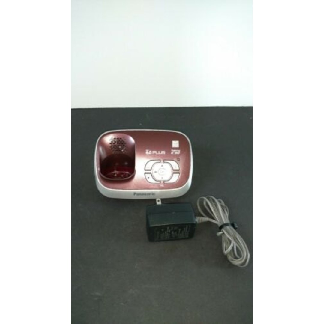 PANASONIC DECT 6.0 Plus Base KX-TG6572R / KX-TG6521R w/ AC ADAPTER--RED PANASONIC DECT 6.0 Plus Base KX-TG6572R / KX-TG6521R w/ AC ADAPTER--RED