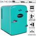 New! Koolatron Retro Mini Thermoelectric Fridge Cooler 4L 6 Cans