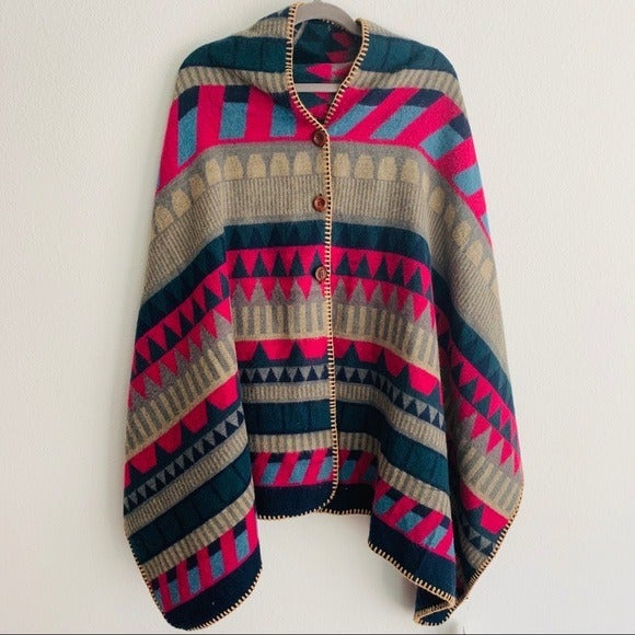 NWT Life is Beautiful Tribal Poncho