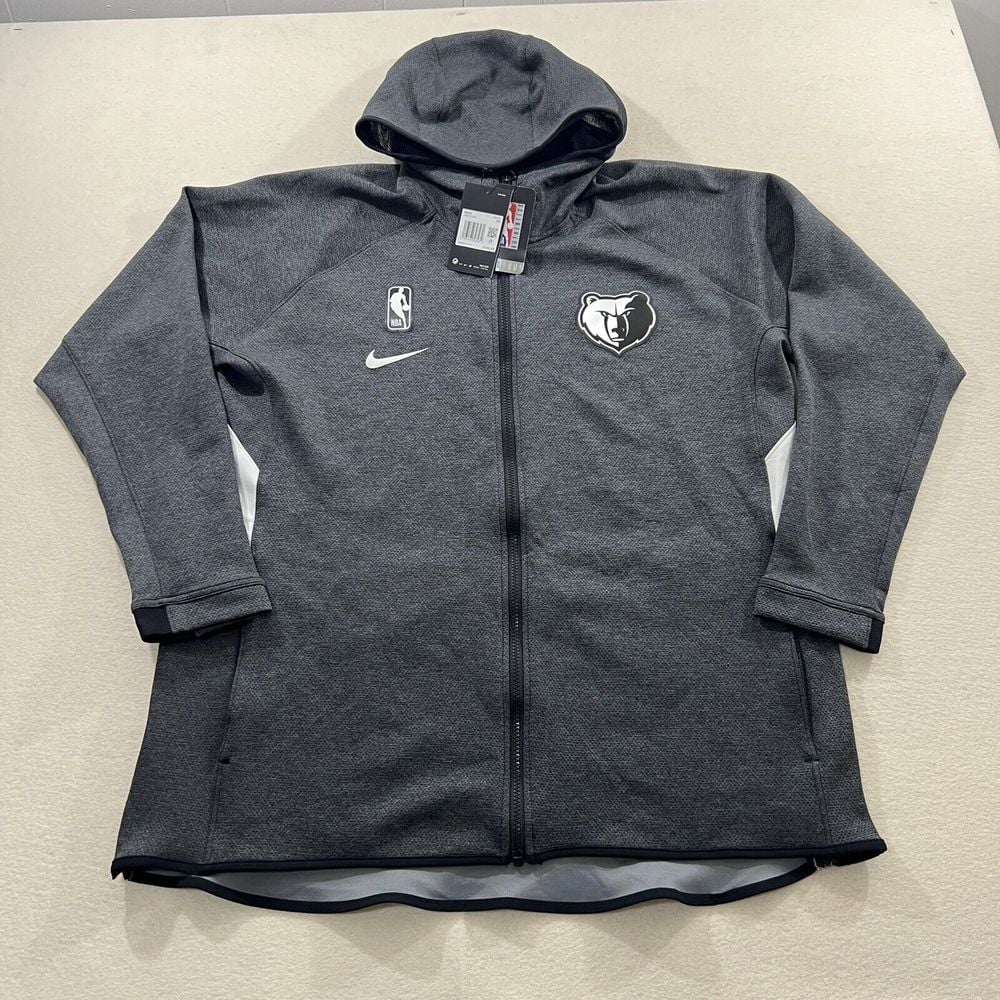 Nike Memphis Grizzlies Therma Flex Showtime Hoodie Men's XXL Gray NBA