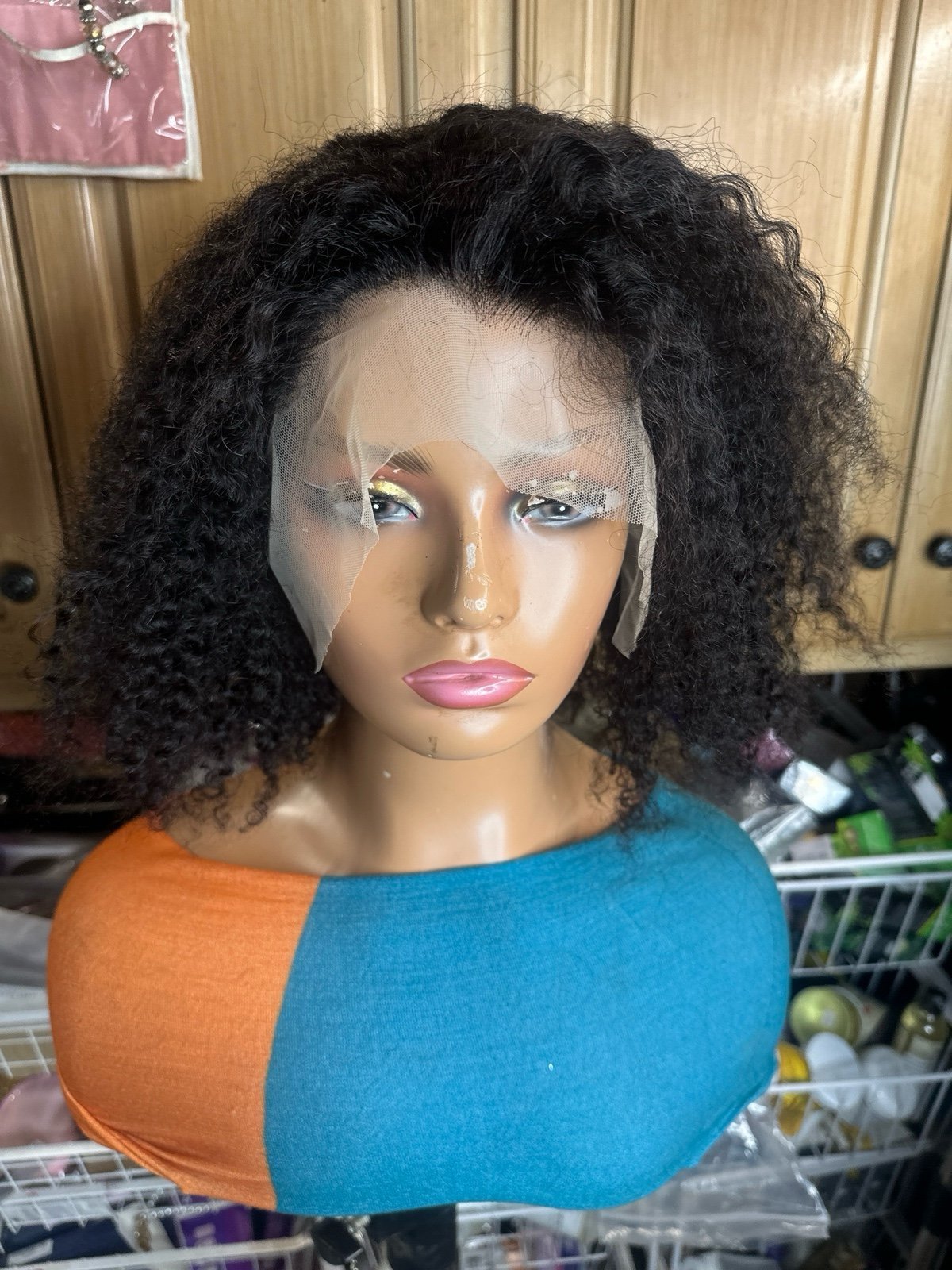 Lot 2474 ❤️New ❤️100% Human Hair Lace Front wig 12”❤️