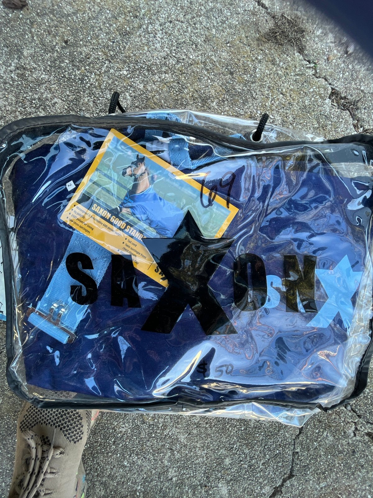 Saxon 69” turnout sheet new