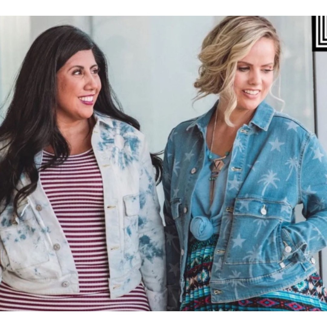 Lularoe Kenny Stars and Palm Trees 2XL