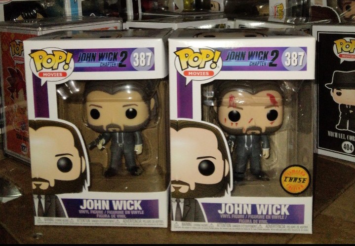 Funko Pop Movies - John Wick Chapter 2 - Set (W/Chase) Vaulted/retired Rare.