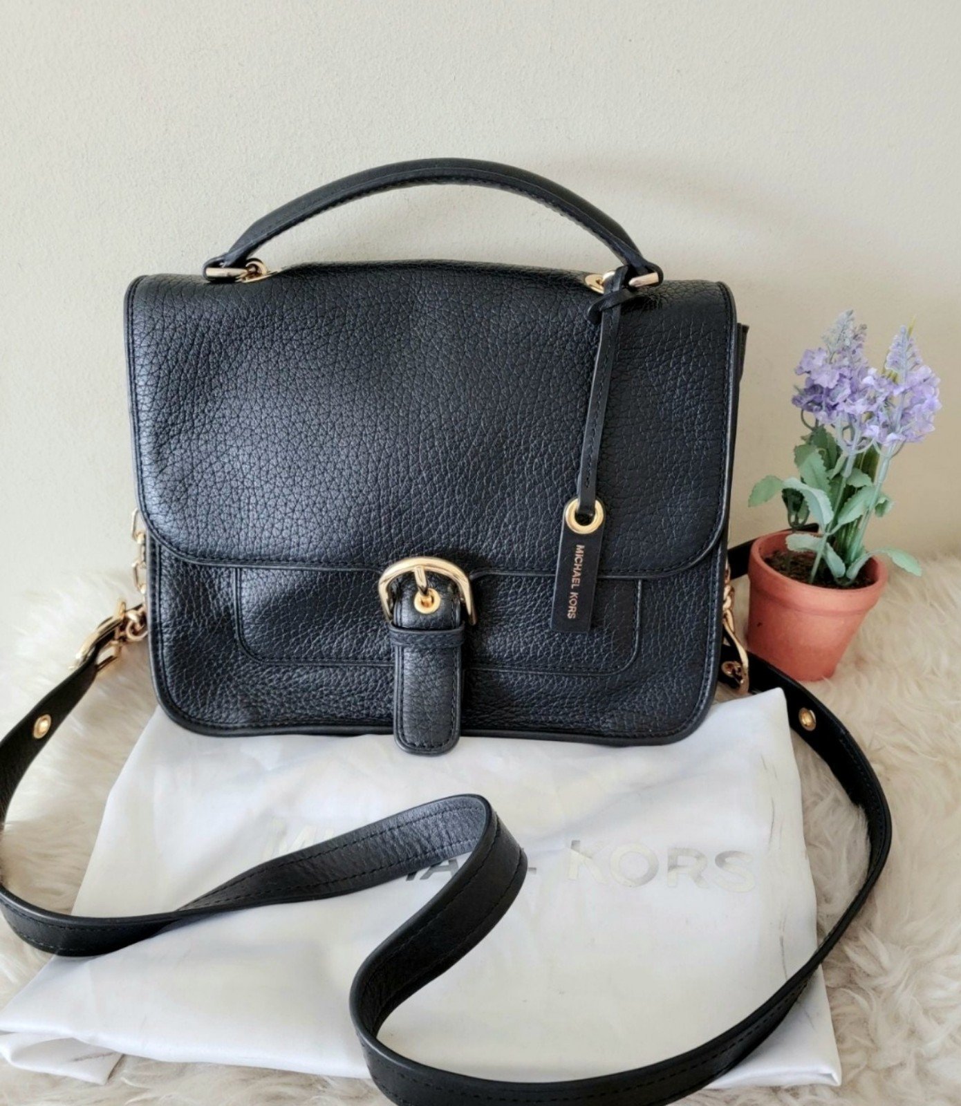 Rare Michael kors satchel purse shoulder crossbody bag