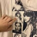 Taylor Swift The Eras Tour Cream Hooded Fleece Pullover Sweatshirt Size Medium