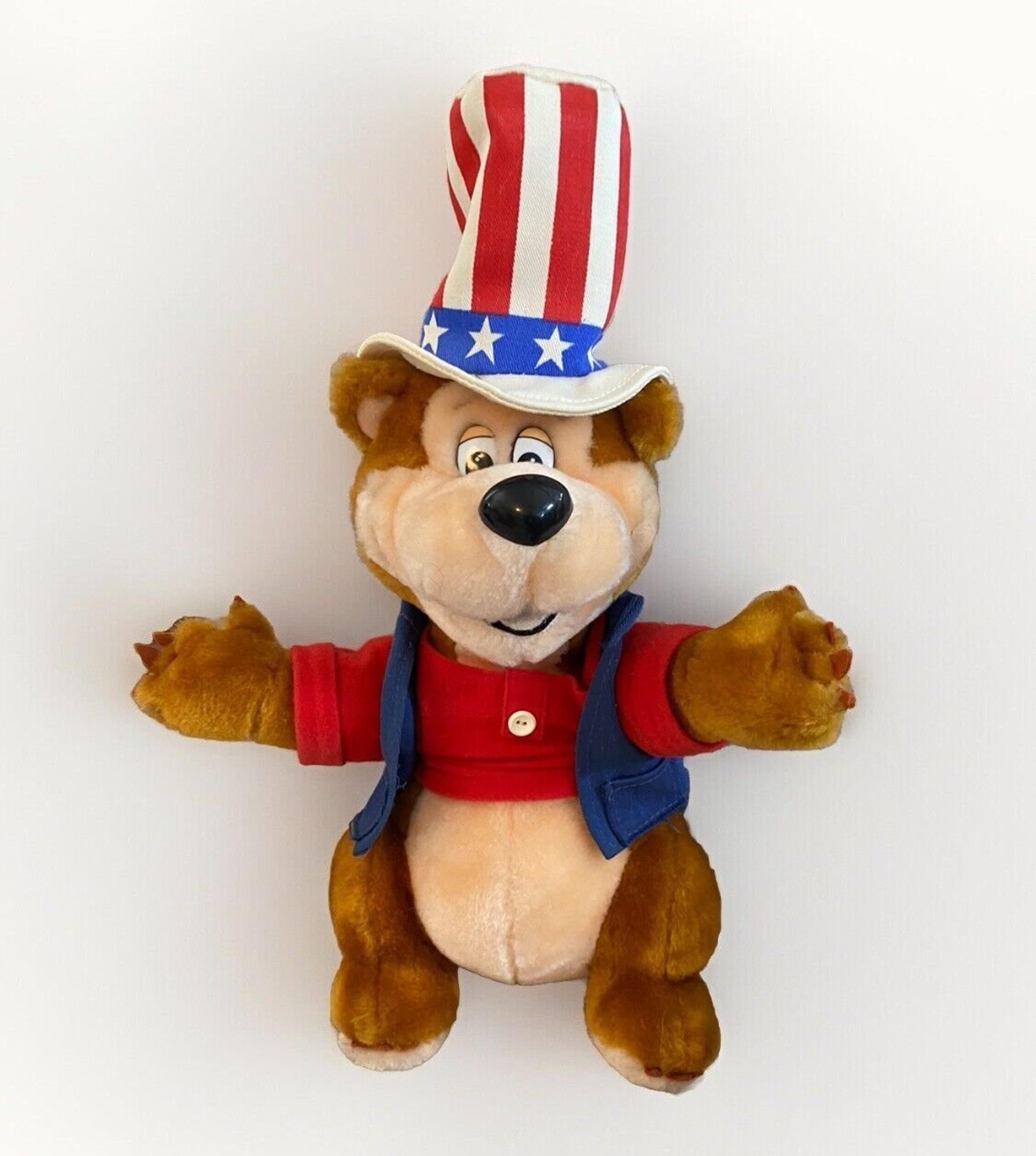 Vintage Thousand Trails Orlando Bear Korea Plush Stuffed Animal USA RV - Disney