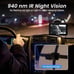 Baby Car Camera, 1080P Dual-Channel 5 inch Display Baby Car Mirror Night Vision