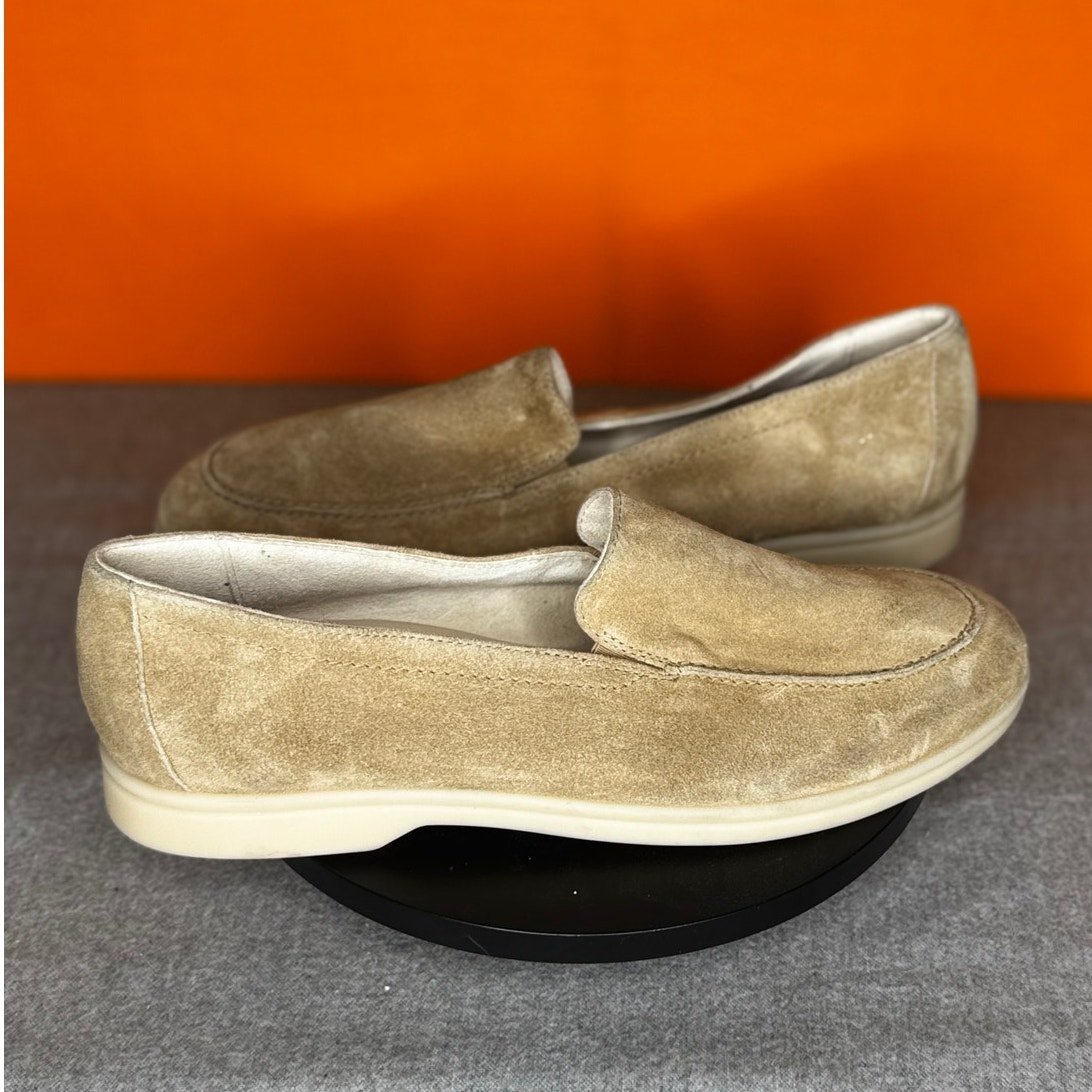 Paul Green Shelby Loafer Tan Almond Suede Italian Leather UK 5 US 7.5