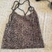 Animal print Snakeskin and leopard print strappy crop tops bundle size M