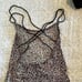 Animal print Snakeskin and leopard print strappy crop tops bundle size M