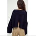 Free people Bunny waffle long sleeve sweater