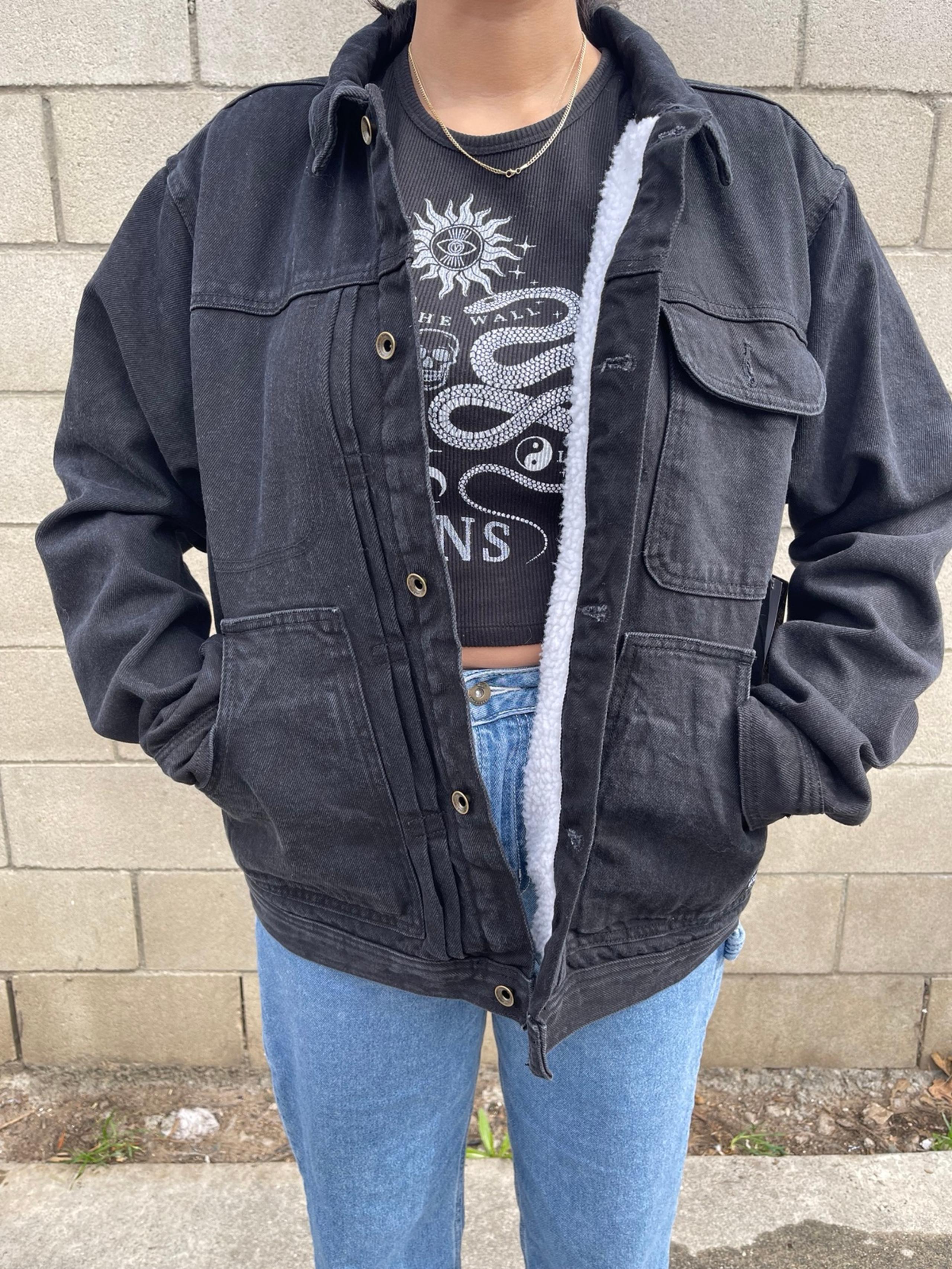 Sherpa Lined Jeaned Jacket - VANS