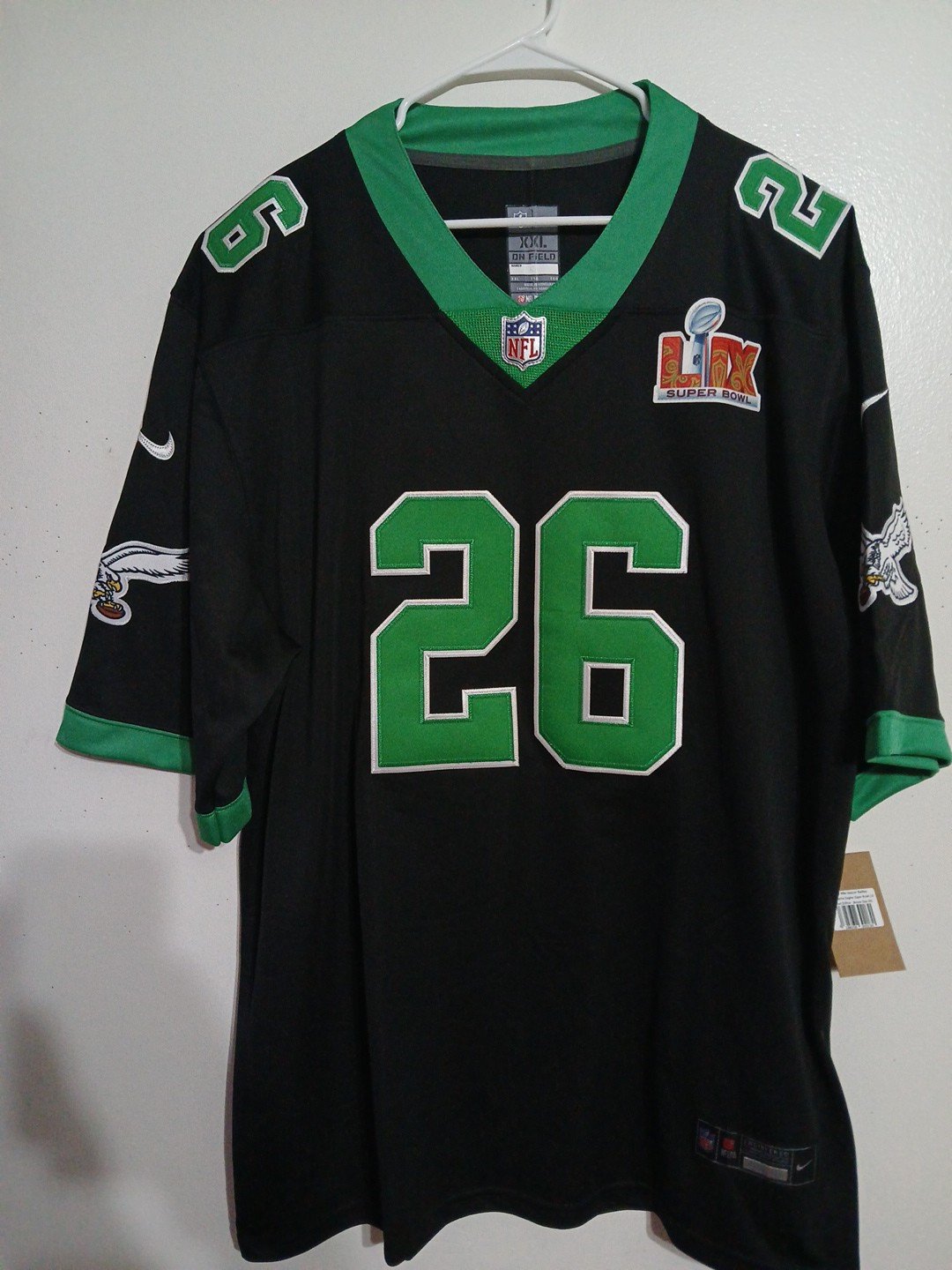 NFL】EAGLES セイコンバークリー スーパーボウルパッチXXL