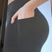 MEDIUM HALARA CROSSOVER TUMMY & BUTT SCULPTING CONTROL LEGGINGS