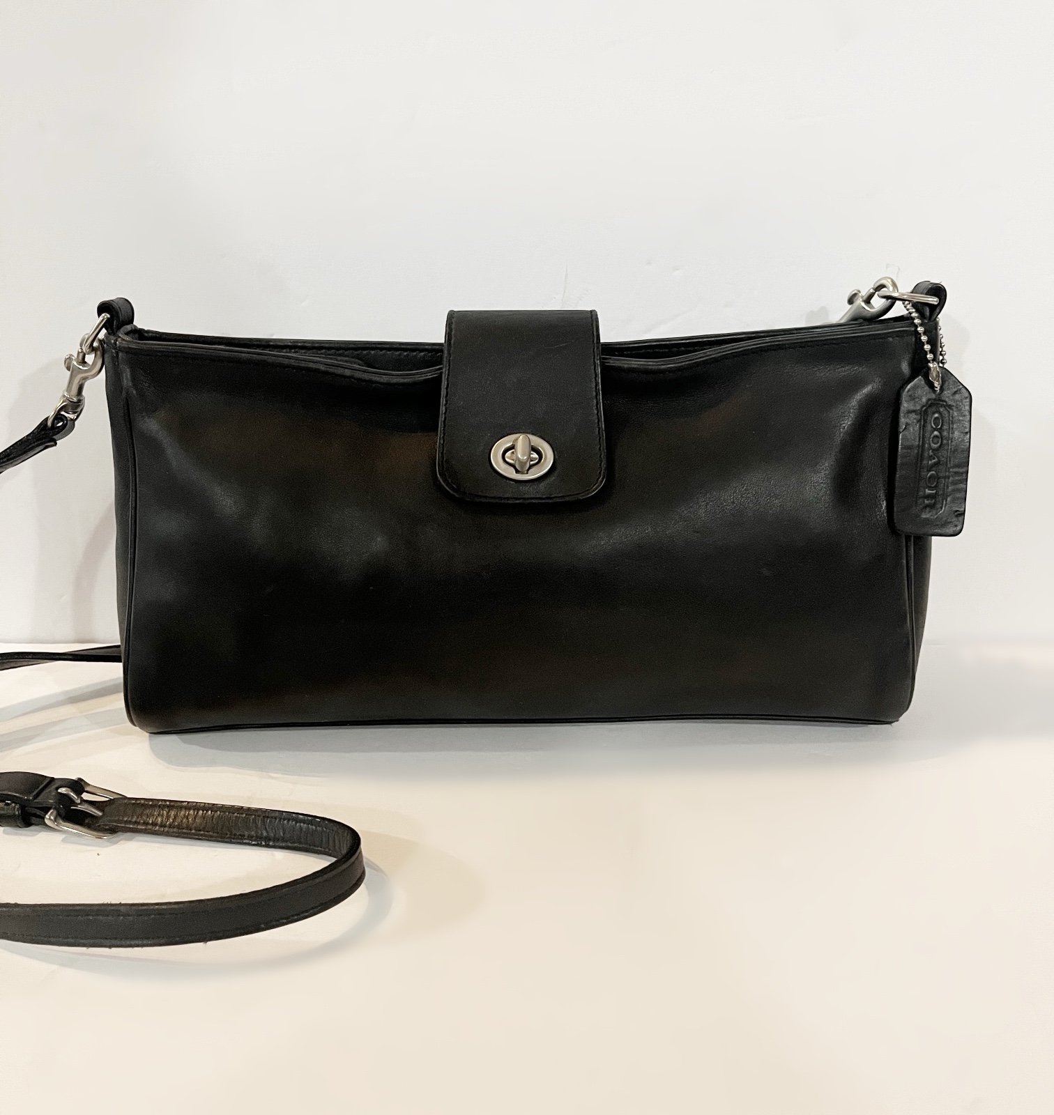 COACH Penelope Demi Leather Mini bag # 9712 Tan | eBay