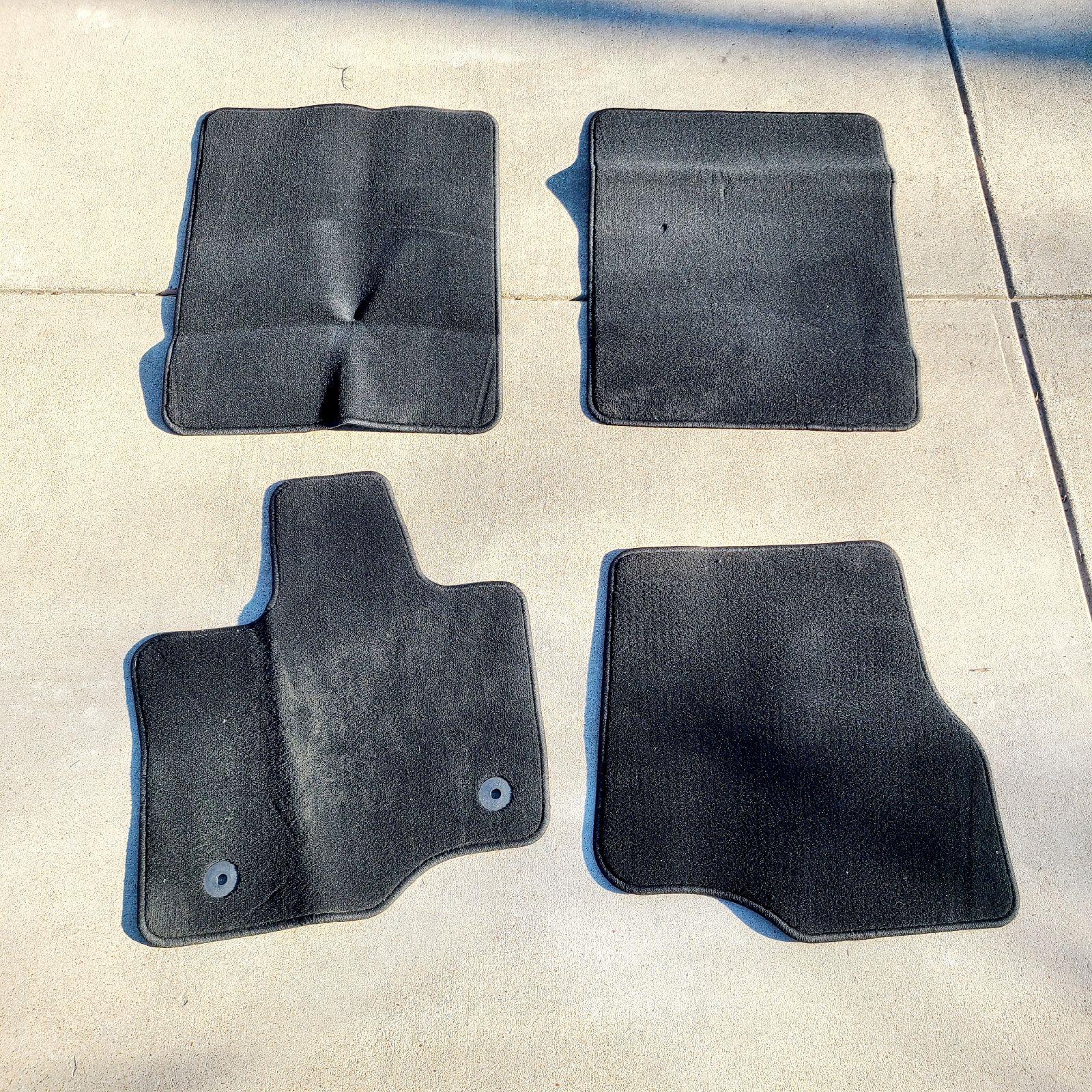 Ford F150 Crew Cab 2019 OEM Carpet Floor Mats GZ03A JL3B-1613086-ABW