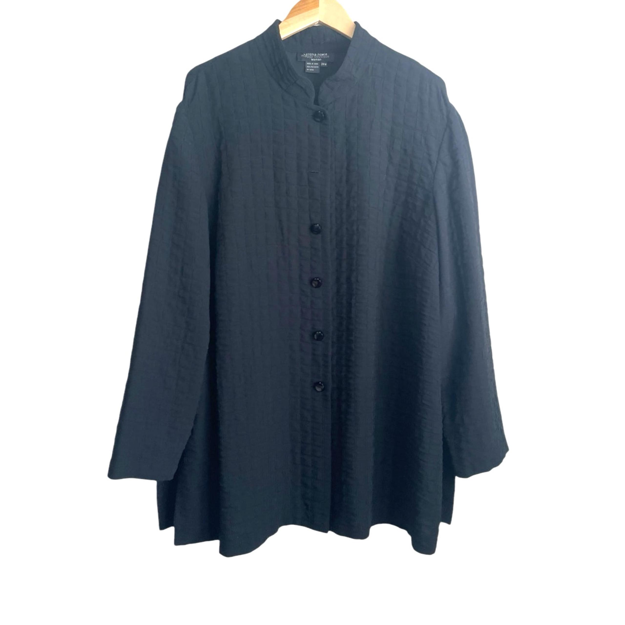 VTG Cynthia Howie for Maggie Boutique Women Tunic Top 24W Pleat Front Career