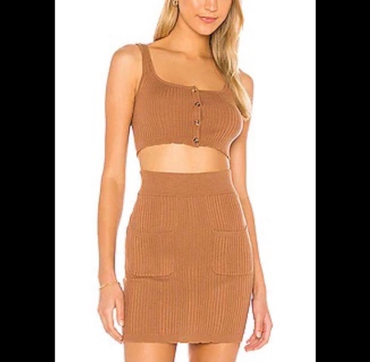 Revolve Majorelle Zena knit skirt
