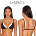 L*Space Fused Finneas Bikini Top Sz L