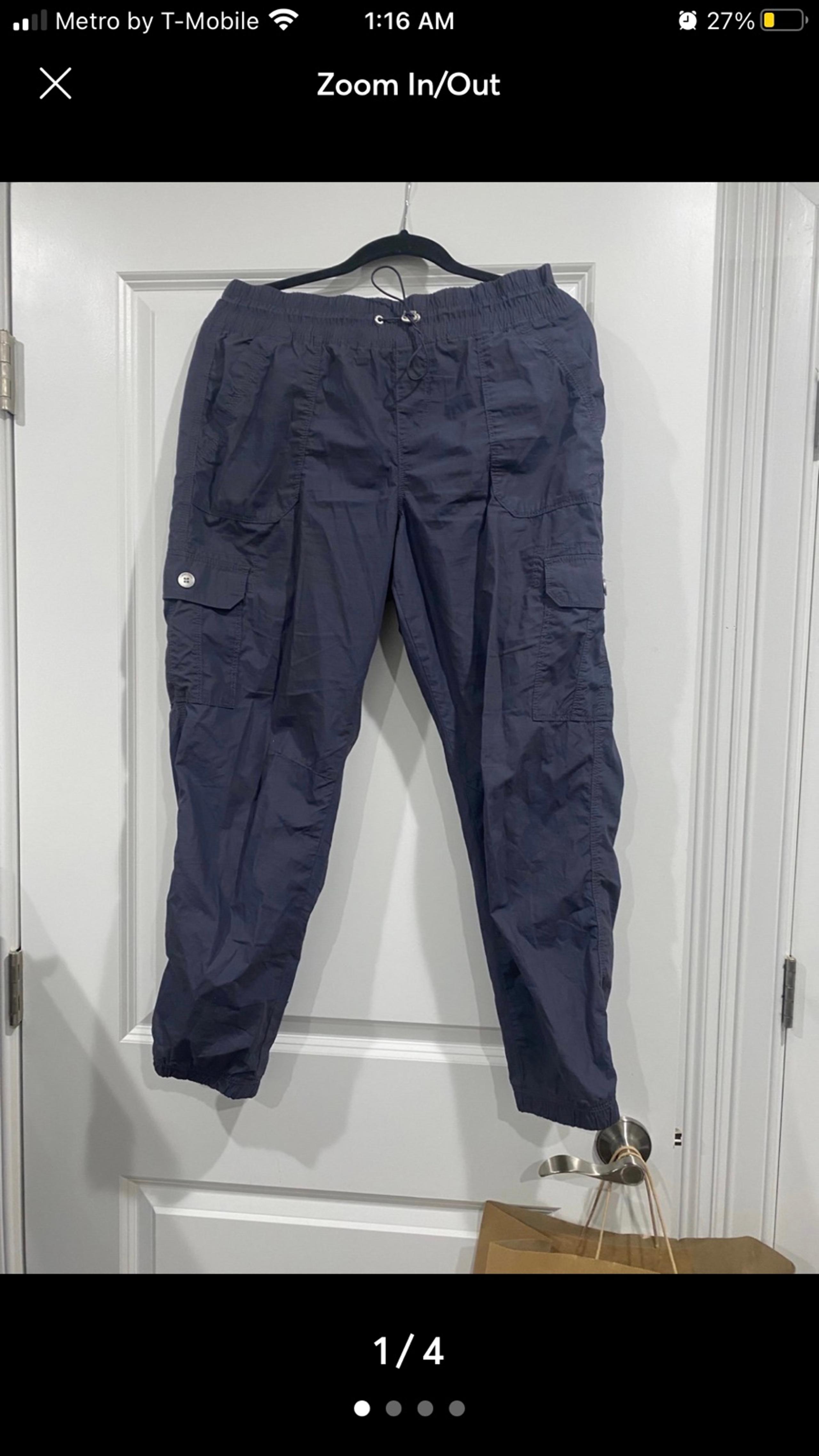 Calvin Klein blue cargo pants