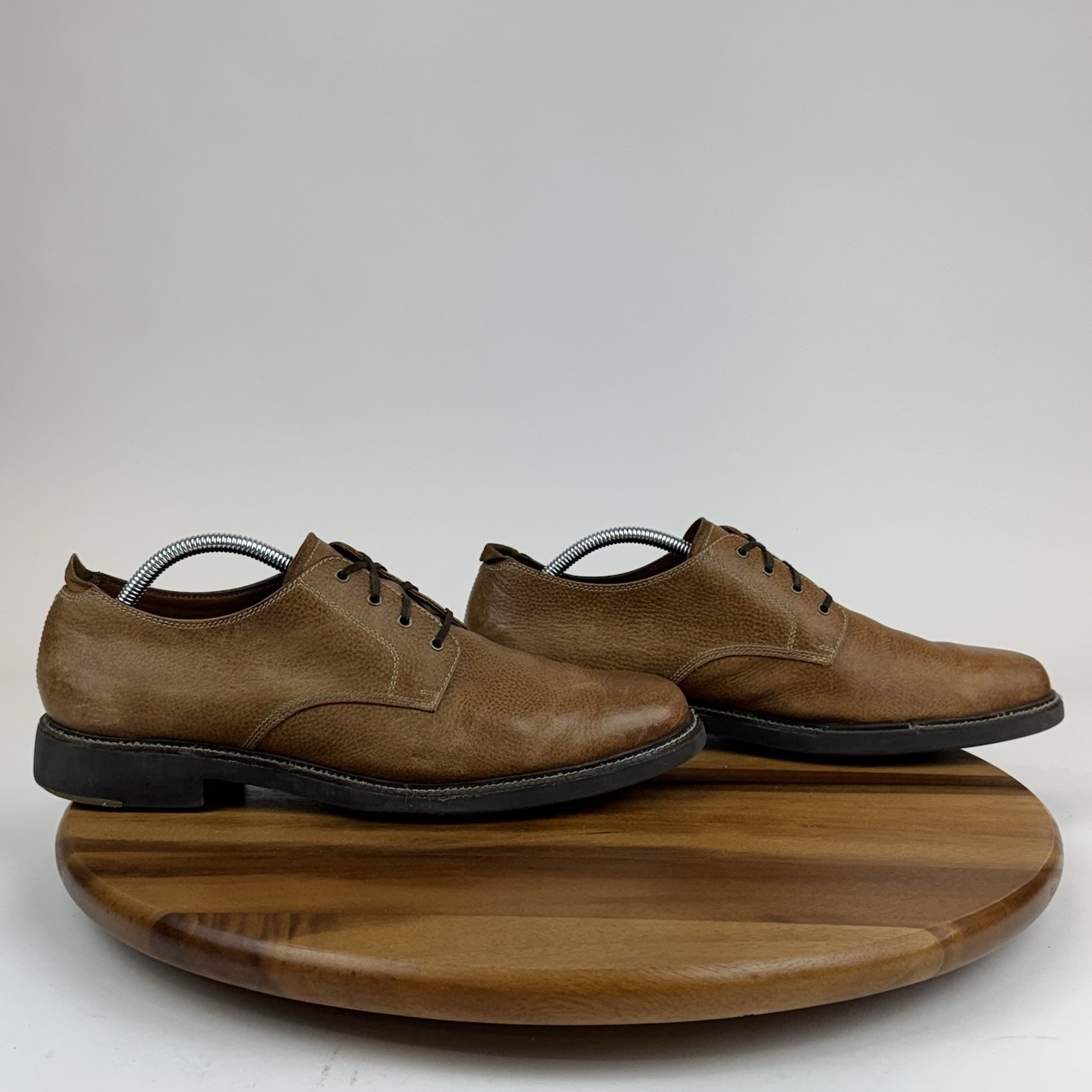 Mens Cole Haan Grand Series 360 Brown Pebbled Leather Dress Oxfords Size 10.5 M