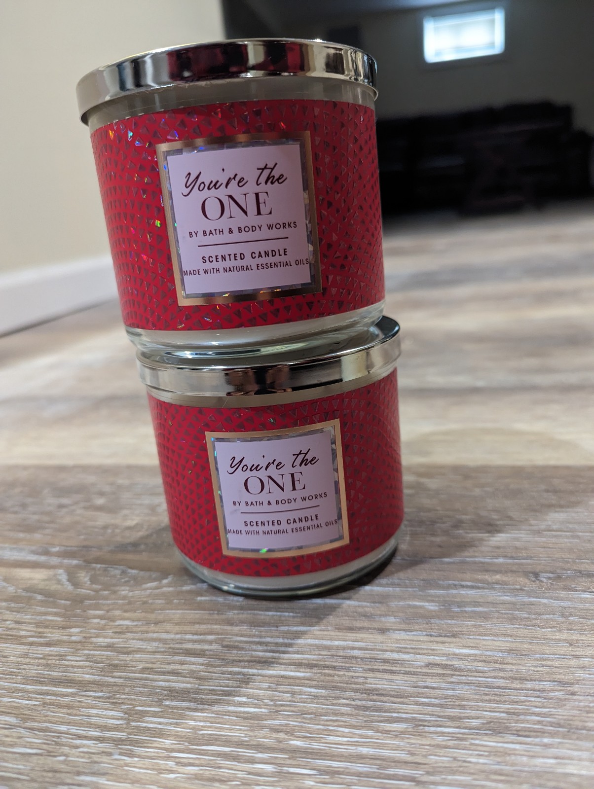 2 Bath and Body Works You're the One 3 wick Candles