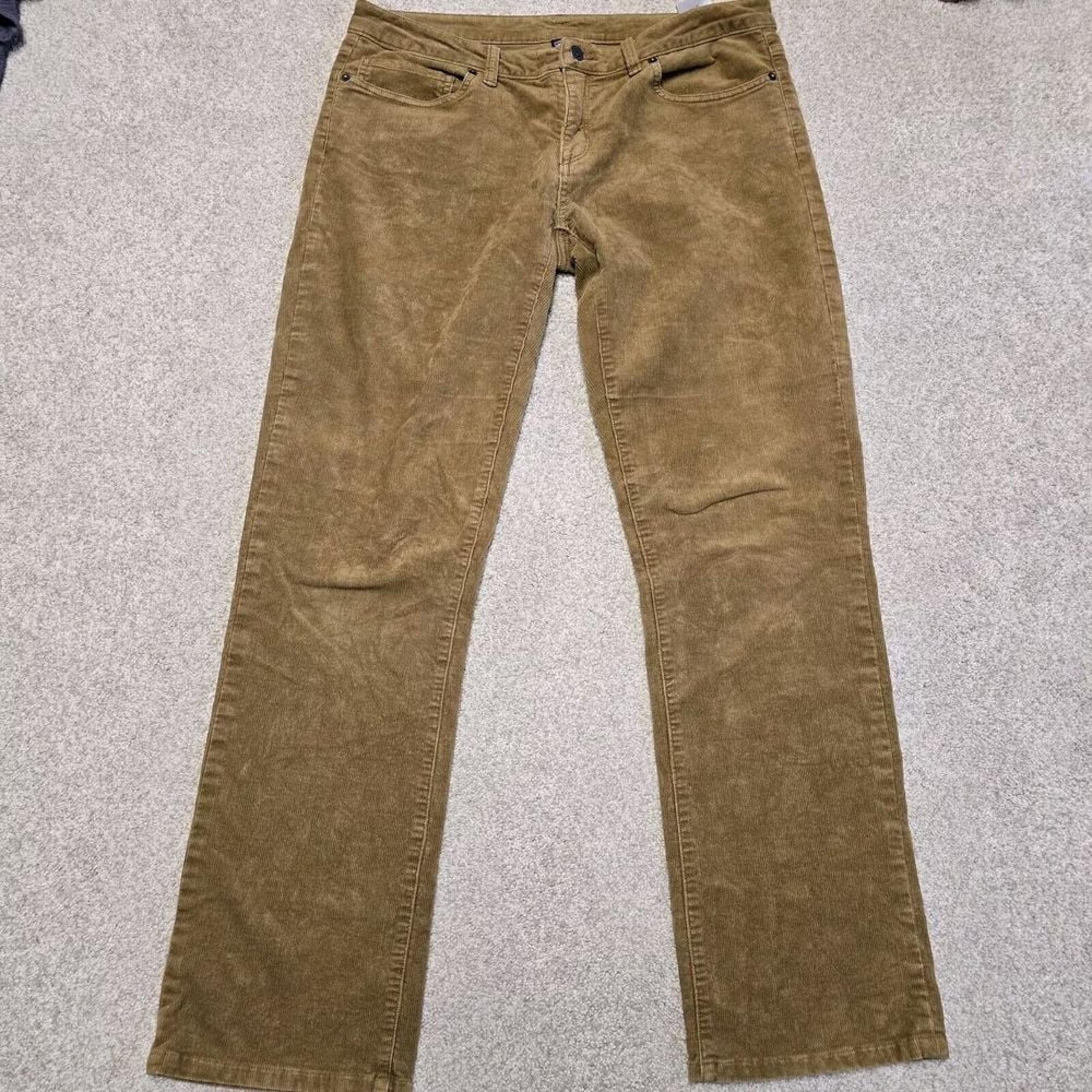 Patagonia Corduroy Pants 31 Organic Cotton Bear Brown Saddle 35 x 31 55060