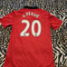 Manchester United 2013/2014 Van Persie Home Soccer Jersey Size M