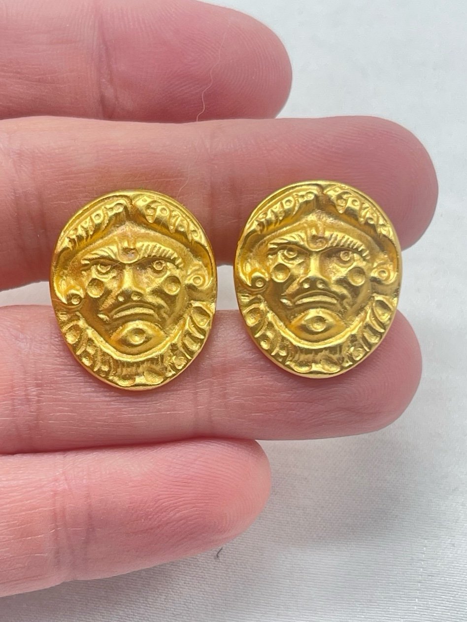 VTG Alva Designs gold-tone cufflinks