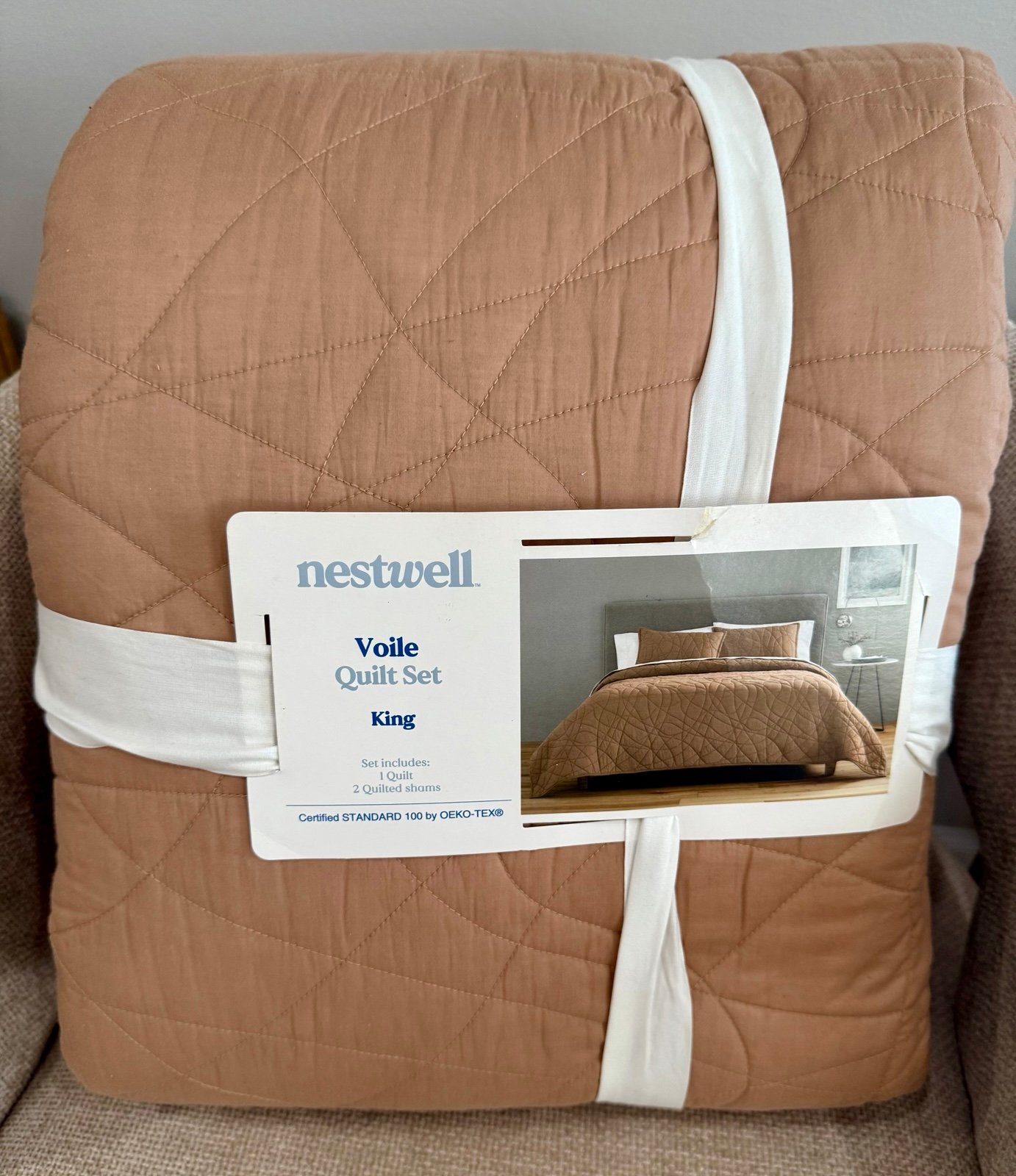 NestWell king quilt set